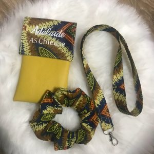 Trousseau pochette soignant + tour de cou plus chouchou Adélaïde Sophiacréas Callac